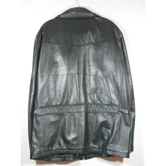 Wilsons Leather M. Julian Mens Jacket Size XLT Black Quilted Interior - Picture 6 of 12